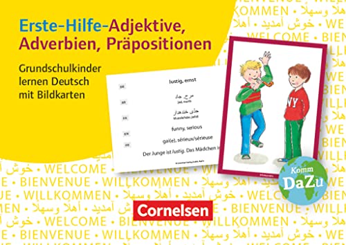 Beispielbild fr Deutsch lernen mit Fotokarten - Grundschule: Erste-Hilfe-Adjektive, Adverbien, Prpositionen - 100 Bildkarten zum Verkauf von Buchmarie