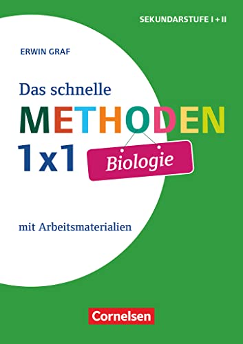 Stock image for Fachmethoden Sekundarstufe I und II: Das schnelle Methoden-1x1 Biologie: Mit Arbeitsmaterialien. Buch for sale by medimops