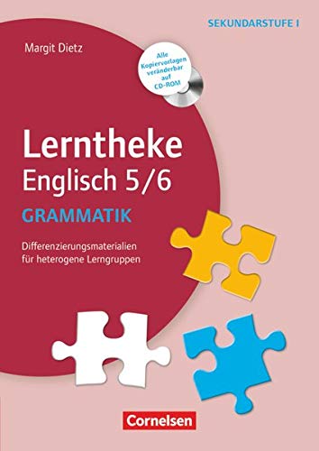 9783589160631: Lerntheke Englisch: Grammatik: 5/6: Differenzierungsmaterialien fr heterogene Lerngruppen. Kopiervorlagen mit CD-ROM
