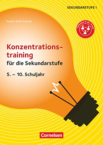 Stock image for Konzentrationstraining fr die Sekundarstufe -Language: german for sale by GreatBookPrices