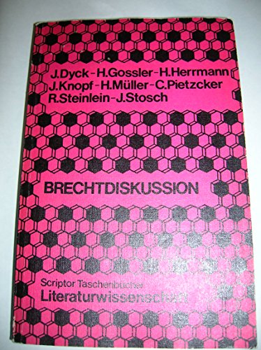 Beispielbild fr Brechtdiskussion zum Verkauf von German Book Center N.A. Inc.