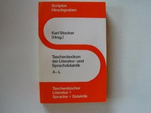 Imagen de archivo de Taschenlexikon der Literatur- und Sprachdidaktik a la venta por Bernhard Kiewel Rare Books