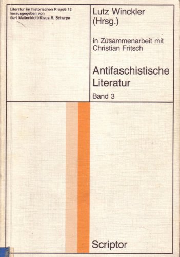 Beispielbild fr Antifaschistische Literatur zum Verkauf von Munster & Company LLC, ABAA/ILAB