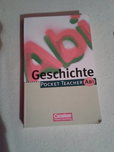 9783589213429: Pocket Teacher Abi. Sekundarstufe II -Bisherige Ausgabe: Pocket Teacher Abi, Geschichte