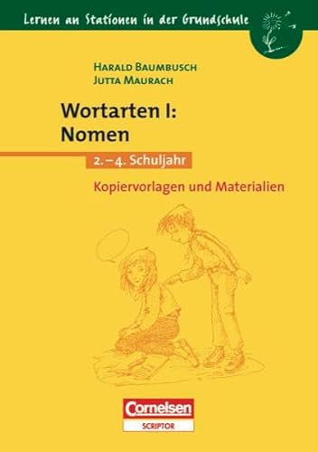 Stock image for Lernen an Stationen in der Grundschule, Kopiervorlagen und Materialien, Wortarten, neue Rechtschreib for sale by medimops