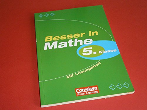 9783589218226: Besser in Mathe. Sekundarstufe I / 5. Schuljahr - bungsbuch mit separatem Lsungsheft (20 S.)