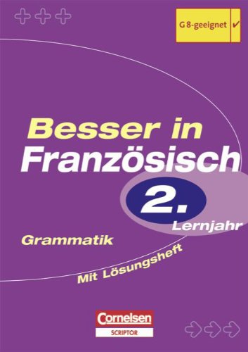 Stock image for Besser in Franz sisch 2. Lernjahr Grammatik Beyer, Michelle and Lück-Hildebrandt, Simone for sale by tomsshop.eu