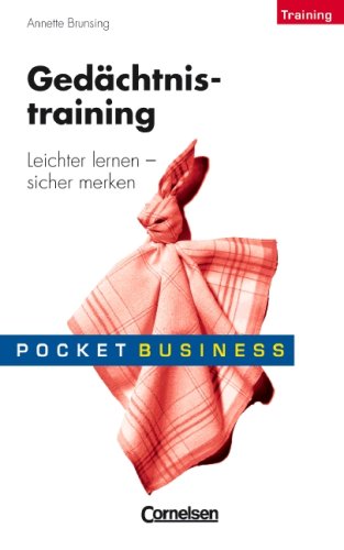 9783589219650: Gedchtnistraining. Leichter lernen - sicher merken