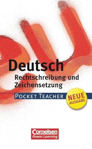 Stock image for Pocket Teacher. Deutsch. Rechtschreibung und Zeichensetzung for sale by Martin Greif Buch und Schallplatte