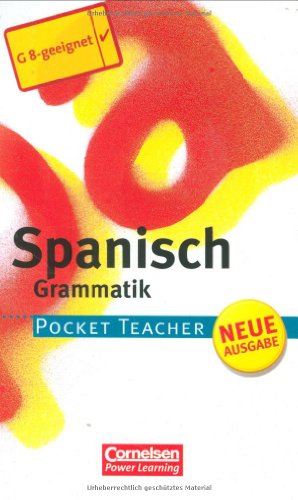 Imagen de archivo de Pocket Teacher - Sekundarstufe I (mit Umschlagklappen): Spanisch: Grammatik a la venta por medimops