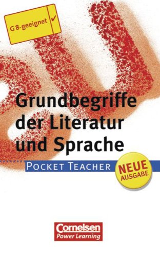 Imagen de archivo de Pocket Teacher - Sekundarstufe I (mit Umschlagklappen): Grundbegriffe der Literatur und Sprache Kohrs, Peter a la venta por tomsshop.eu