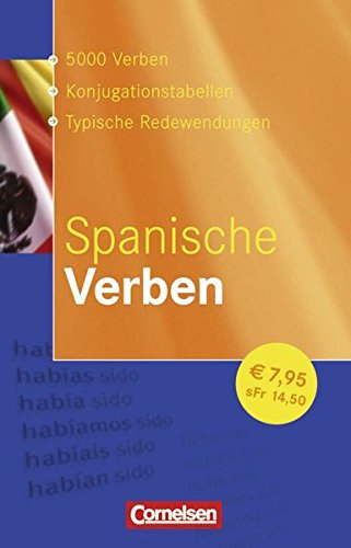 Beispielbild fr Verben-Wrterbuch: Spanische Verben: Konjugationswrterbuch: 5000 Verben, Konjugationstabellen, Typische Redewendungen zum Verkauf von medimops