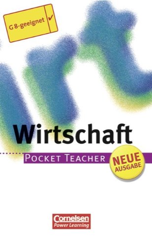 Imagen de archivo de Pocket Teacher - Sekundarstufe I (mit Umschlagklappen): Wirtschaft a la venta por medimops