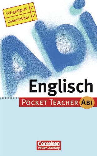 Beispielbild fr Pocket Teacher Abi. Sekundarstufe II - Bisherige Ausgabe (mit Umschlagklappen): Pocket Teacher Abi - Englisch (Lermaterialien) zum Verkauf von medimops