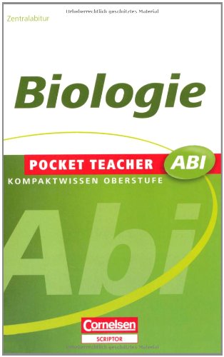 Stock image for Pocket Teacher Abi - Sekundarstufe II: Biologie: Zentralabitur for sale by medimops