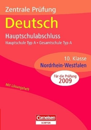 Zentrale Prüfung Deutsch, Hauptschule Typ A. Arbeitsheft