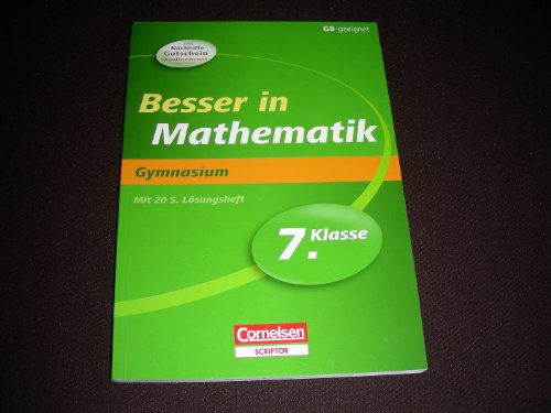 Besser in der Sekundarstufe I - Mathematik - Gymnasium: 7. Schuljahr - Übungsbuch mit separatem Lösungsheft (20 S.) - Liepach, Dr. Martin