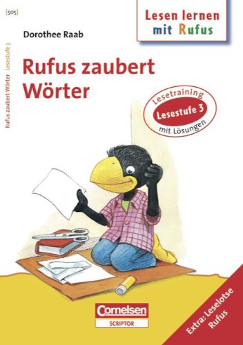 Imagen de archivo de Lesen lernen mit Rufus. Lesestufe 3 (1./2. Schuljahr). Rufus zaubert W rter: Lesetraining. Arbeitsheft mit L sungen. Extra: Leselotse Rufus a la venta por WorldofBooks