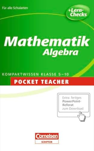 9783589227730: Mathematik. Sekundarstufe I. Algebra