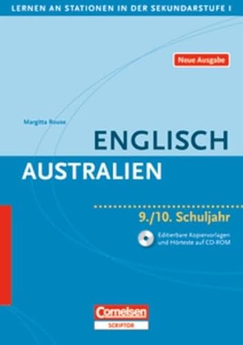 Beispielbild fr Lernen an Stationen in der Sekundarstufe I - Neue Ausgabe: Englisch: Australien: 9./10. Schuljahr. Kopiervorlagen mit CD-Extra. CD-ROM und CD auf einem Datentrger: Sekundarstufe I 9./10. Schuljahr zum Verkauf von medimops