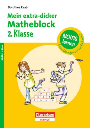 Beispielbild fr Mein extra-dicker Matheblock 2. Klasse. Extra: Lsungen auf der Rckseite! zum Verkauf von Steamhead Records & Books