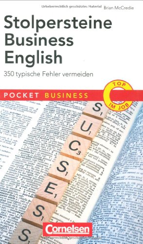 Pocket Business / Stolpersteine Business English 350 typische Fehler vermeiden - McCredie, Brian