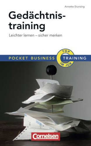 9783589238460: Pocket Business - Training: Gedchtnistraining: Leichter lernen - sicher merken