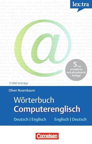 Beispielbild fr Lextra - Englisch - Fachwrterbcher: Wrterbuch Computerenglisch: Deutsch-Englisch/Englisch-Deutsch zum Verkauf von medimops