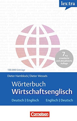 Beispielbild fr Lextra - Englisch - Fachwrterbcher: Wrterbuch Wirtschaftsenglisch: Deutsch-Englisch/Englisch-Deutsch zum Verkauf von medimops