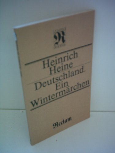 Stationen der Literatur, Deutschland. Ein WintermÃ¤rchen (9783590121171) by Heine, Heinrich; GÃ¶ssmann, Wilhelm; Woesler, Winfried