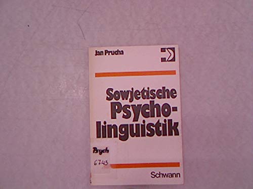 9783590141346: Sowjetische Psycholinguistik.