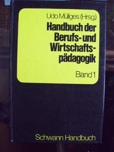 Beispielbild fr Handbuch der Berufs- und Wirtschaftspdagogik I zum Verkauf von medimops