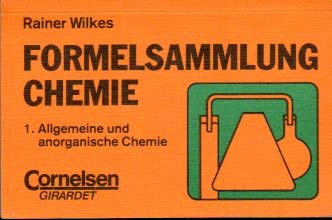 Imagen de archivo de Fachwissen kompakt: Formelsammlung Chemie 1. Allgemeine und anorganische Chemie a la venta por medimops