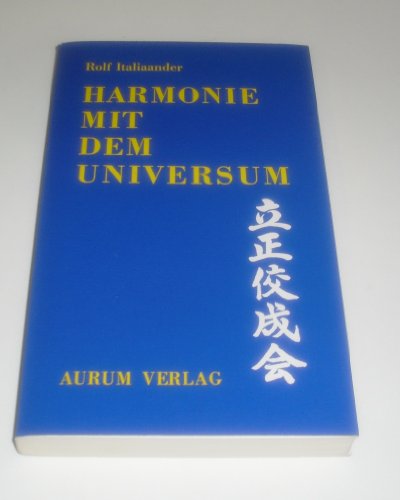 Stock image for Harmonie mit dem Universum. for sale by Antiquariat & Verlag Jenior