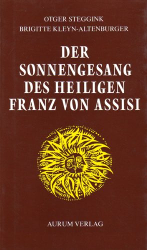 Imagen de archivo de Der Sonnengesang des heiligen FRANZ VON ASSISI a la venta por FESTINA  LENTE  italiAntiquariaat