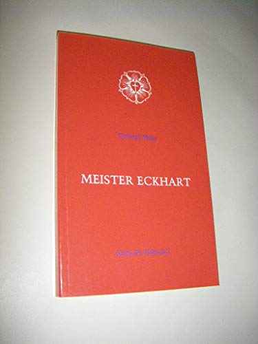 Beispielbild fr Meister Eckhart (Fermenta cognitionis) (German Edition) [Jan 01, 1979] Wehr, Gerhard zum Verkauf von WorldofBooks