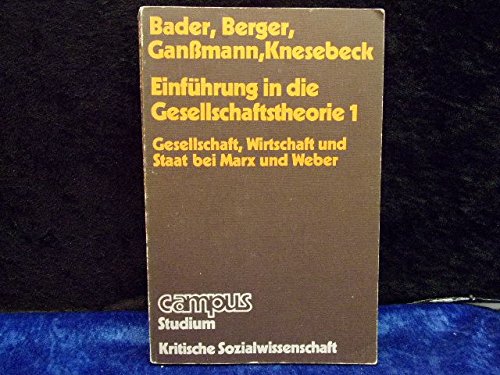 9783593325255: Einfhrung in die Gesellschaftstheorie (Texte zur kritischen Psychologie)