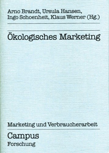 Beispielbild fr kologisches Marketing zum Verkauf von NEPO UG