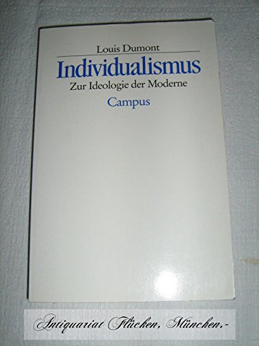 9783593342634: Individualismus. Zur Ideologie der Moderne