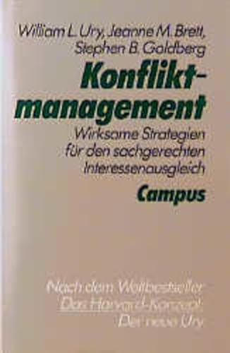 Beispielbild fr Konfliktmanagement: Wirksame Strategien fr den sachgerechten Interessenausgleich zum Verkauf von medimops