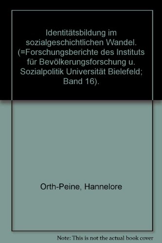 9783593343884: Identittsbildung im sozialgeschichtlichen Wandel