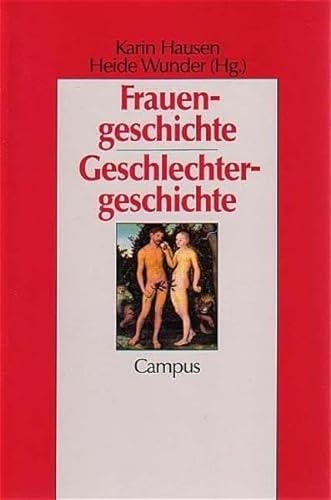 9783593346700: Frauengeschichte--Geschlechtergeschichte (Reihe "Geschichte und Geschlechter") (German Edition)