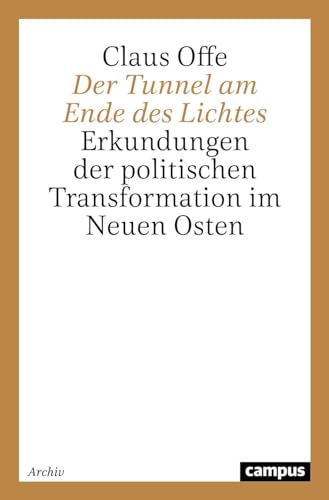 Beispielbild fr Der Tunnel am Ende des Lichtes: Erkundungen der politischen Transformation im Neuen Osten zum Verkauf von Reuseabook