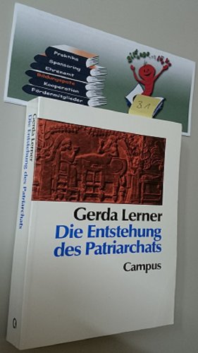Die Entstehung des Patriarchats. - Lerner, Gerda