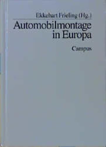 Beispielbild fr Automobil-Montage in Europa. zum Verkauf von Antiquariat & Verlag Jenior