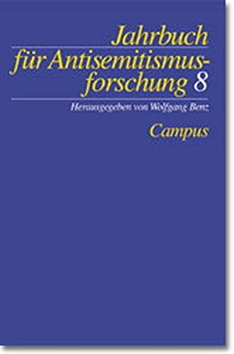 Jahrbuch für Antisemitismusforschung 8 von Wolfgang Benz (Herausgeber) - Wolfgang Benz (Herausgeber)