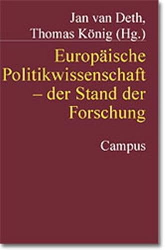 Beispielbild fr Europische Politikwissenschaft: Ein Blick in die Werkstatt. zum Verkauf von medimops