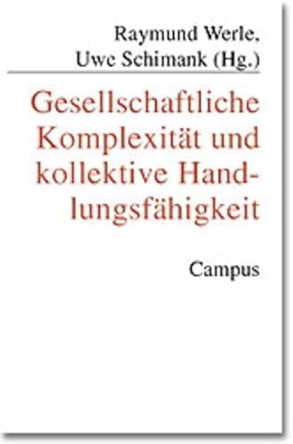 Stock image for Gesellschaftliche Komplexitt und kollektive Handlungsfhigkeit (Schriften aus dem MPI fr Gesell for sale by medimops