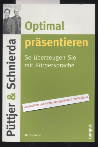 Beispielbild fr Optimal prsentieren: So berzeugen Sie mit Krpersprache zum Verkauf von medimops