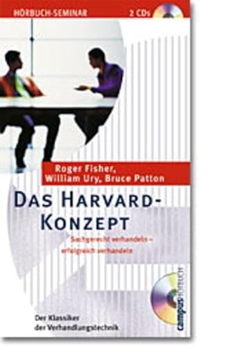 Imagen de archivo de Das Harvard-Konzept: Sachgerecht verhandeln - erfolgreich verhandeln a la venta por medimops